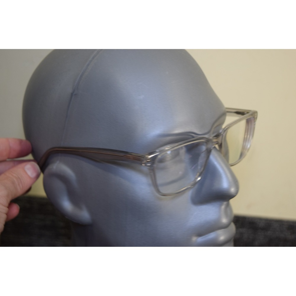 Warby Parker Eyeglass Frame Gilbert W 165 (Wide) Sea Glass Grey Square 55 18 145
